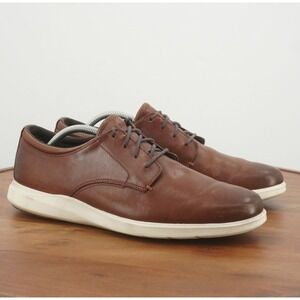 Cole Haan Men Grand Plus Essex Wedge Oxford Shoes Sz 11.5 M Brown Leather C28728